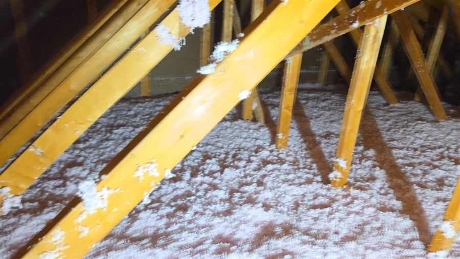 Before Whitby Attic Insulation Upgrade